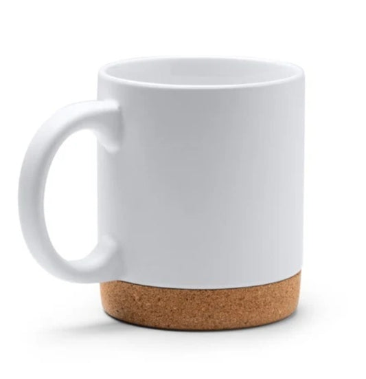 TAZZA CERAMICA E SUGHERO PERSONALIZZATA