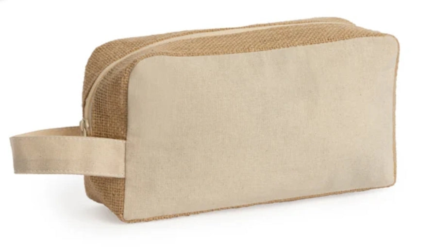 BEAUTY CASE BORSA JUTA SIENA PERSONALIZZATA
