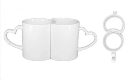 COPPIA TAZZE CUORE PERSONALIZZATE