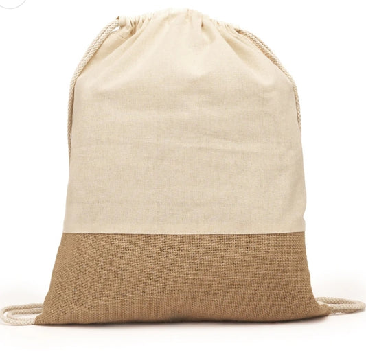 ZAINO ECO JUTA PERSONALIZZATO